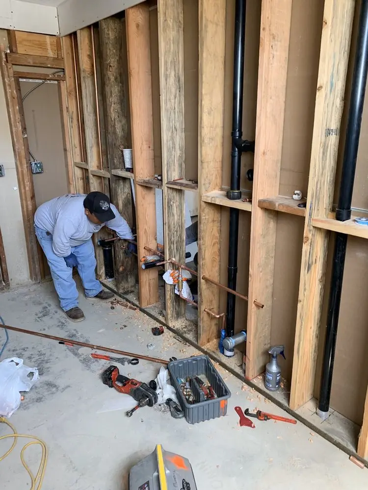 Commercial rough-in plumbing for Gas Line Repair in Oak Lane Manor